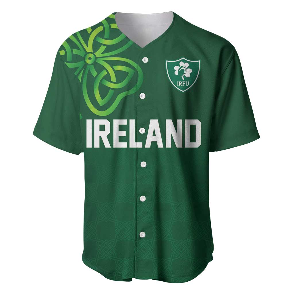 Custom Ireland Rugby-Celtic Shamrocks Baseball Jersey