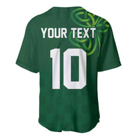 Custom Ireland Rugby-Celtic Shamrocks Baseball Jersey