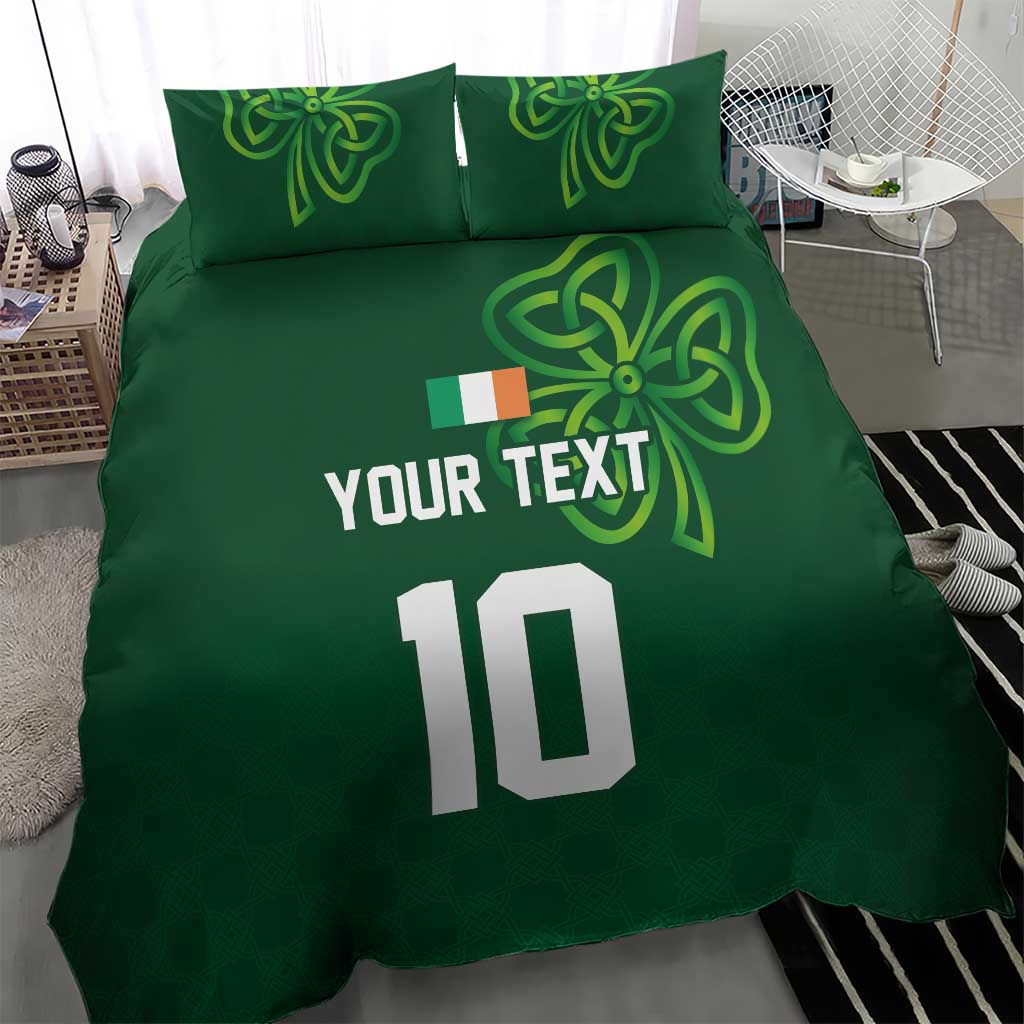 Custom Ireland Rugby-Celtic Shamrocks Bedding Set