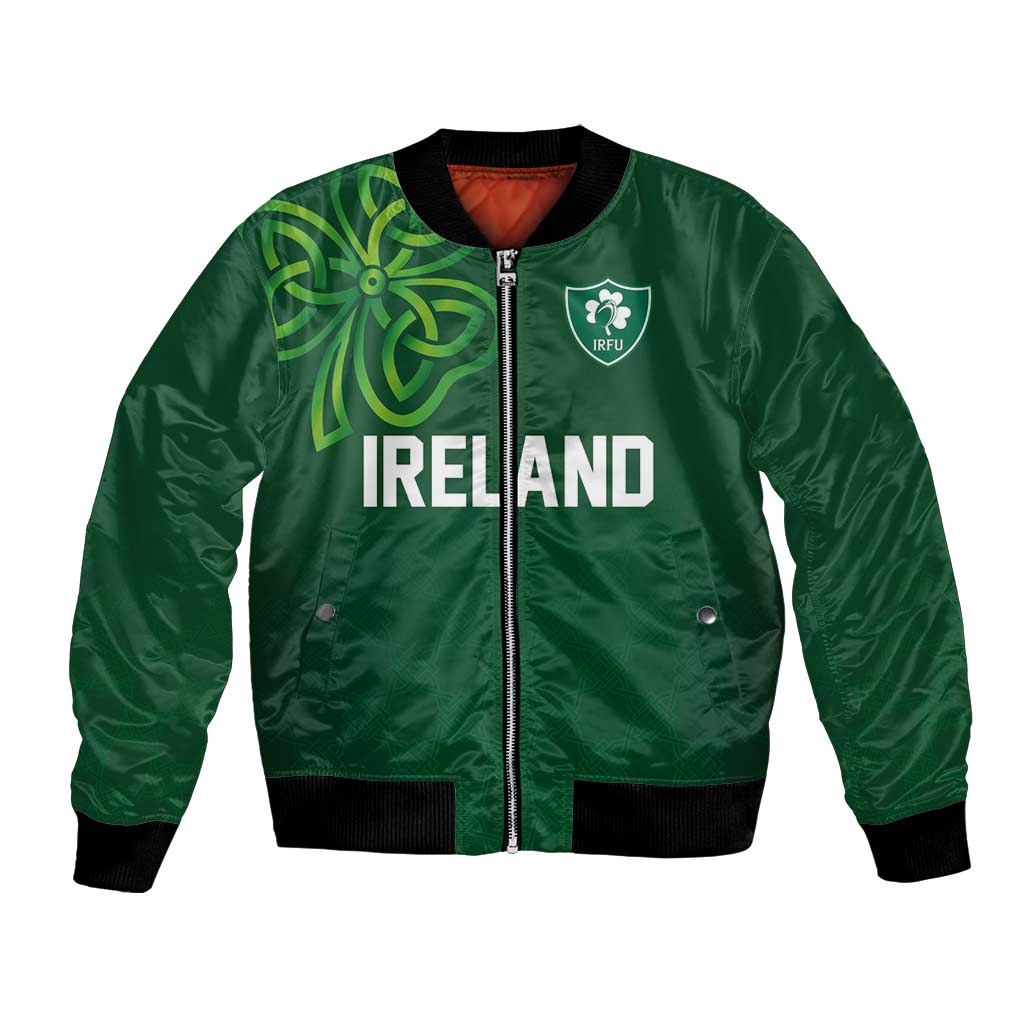 Custom Ireland Rugby-Celtic Shamrocks Bomber Jacket