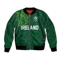 Custom Ireland Rugby-Celtic Shamrocks Bomber Jacket