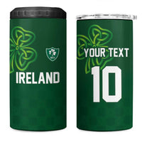 Custom Ireland Rugby-Celtic Shamrocks 4 in 1 Can Cooler Tumbler