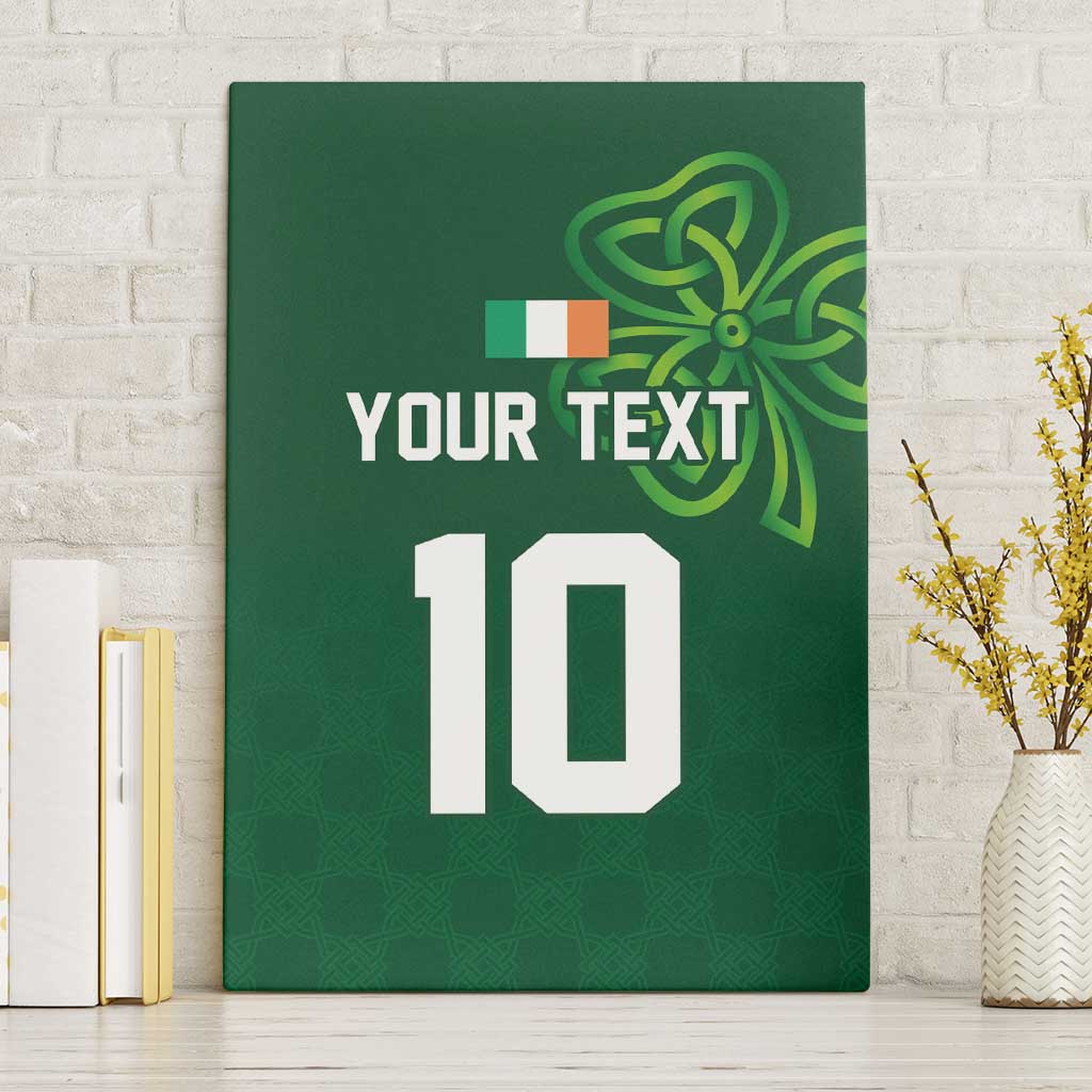 Custom Ireland Rugby-Celtic Shamrocks Canvas Wall Art