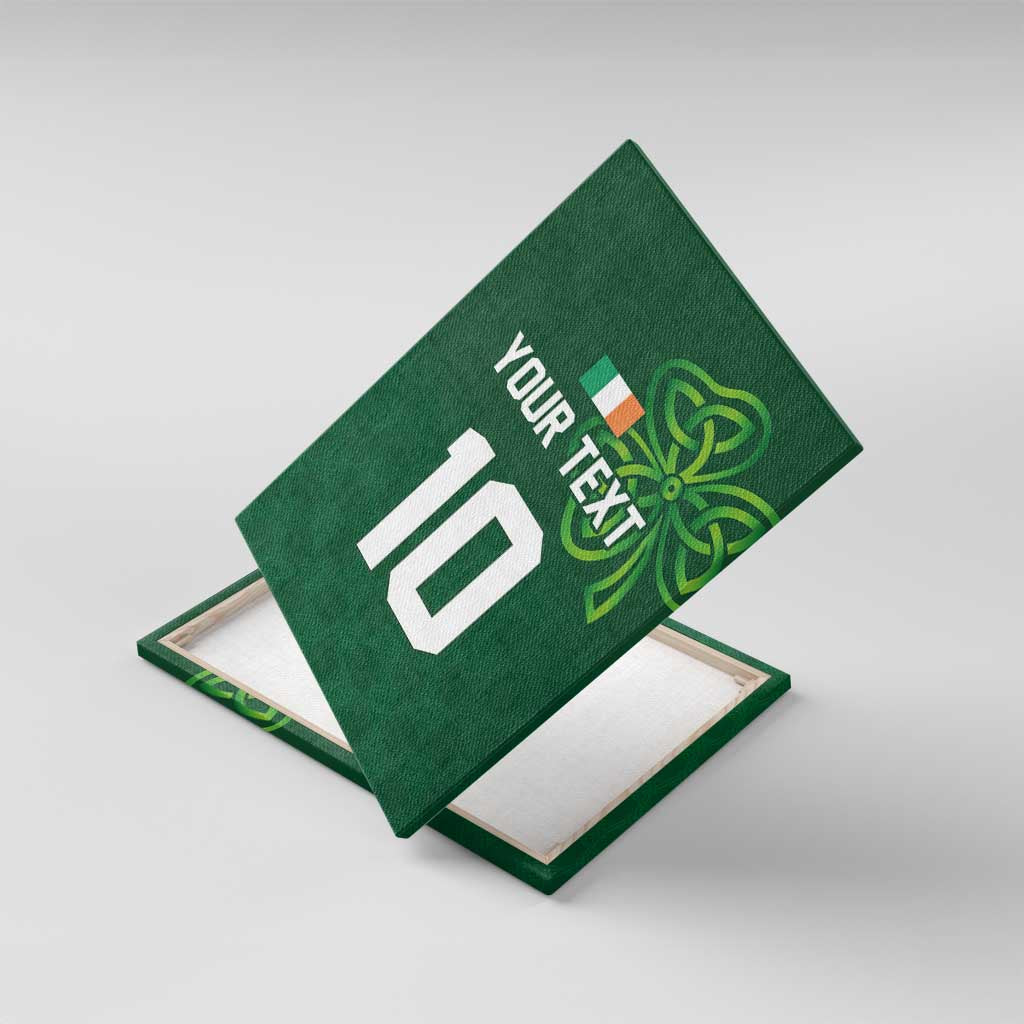 Custom Ireland Rugby-Celtic Shamrocks Canvas Wall Art