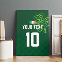 Custom Ireland Rugby-Celtic Shamrocks Canvas Wall Art