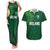 Custom Ireland Rugby-Celtic Shamrocks Couples Matching Tank Maxi Dress and Hawaiian Shirt