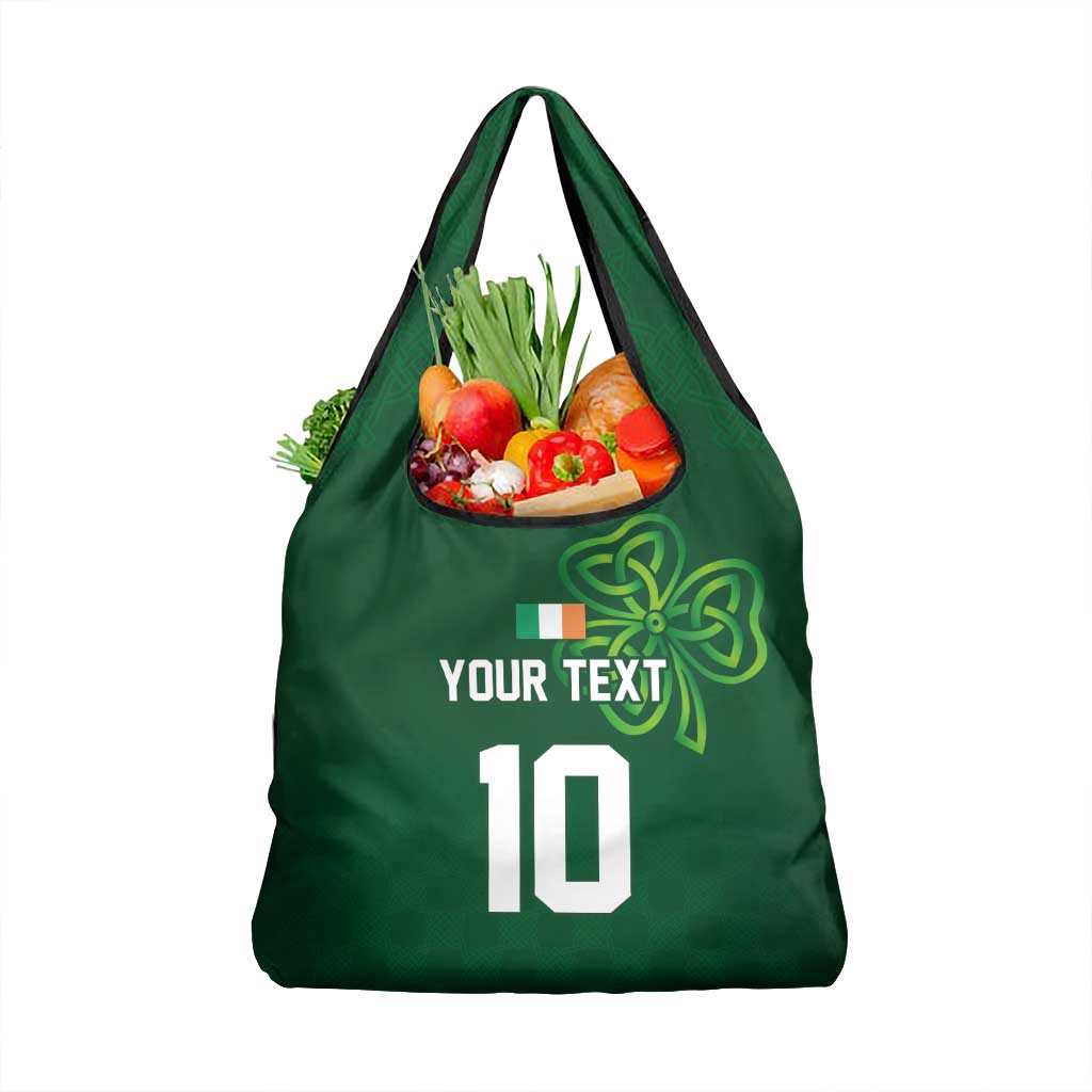 Custom Ireland Rugby-Celtic Shamrocks Grocery Bag
