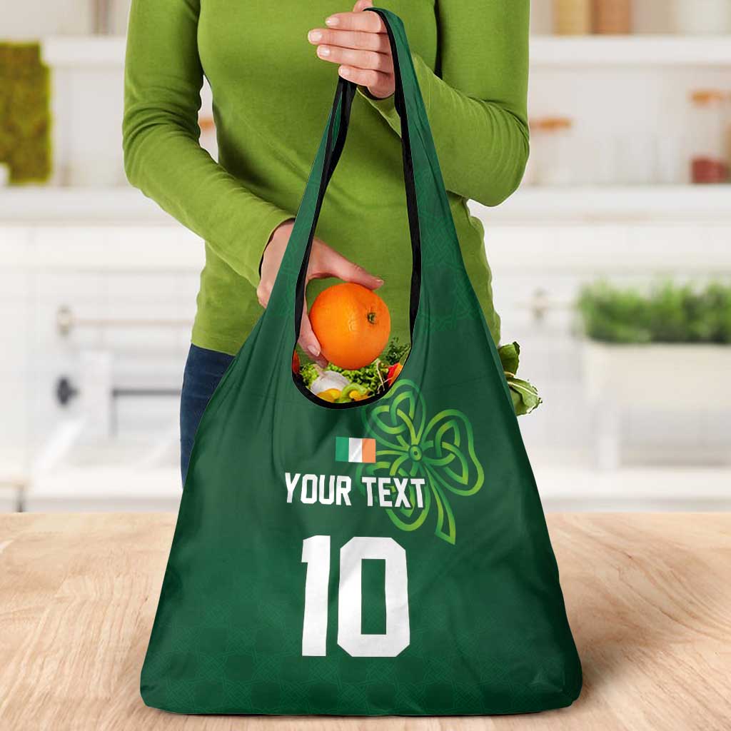 Custom Ireland Rugby-Celtic Shamrocks Grocery Bag