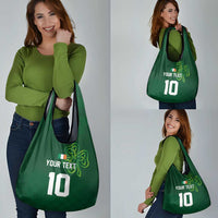 Custom Ireland Rugby-Celtic Shamrocks Grocery Bag
