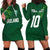 Custom Ireland Rugby-Celtic Shamrocks Hoodie Dress