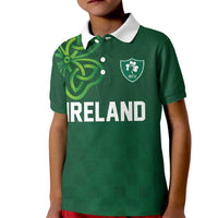 Custom Ireland Rugby-Celtic Shamrocks Kid Polo Shirt