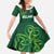 Custom Ireland Rugby-Celtic Shamrocks Kid Short Sleeve Dress