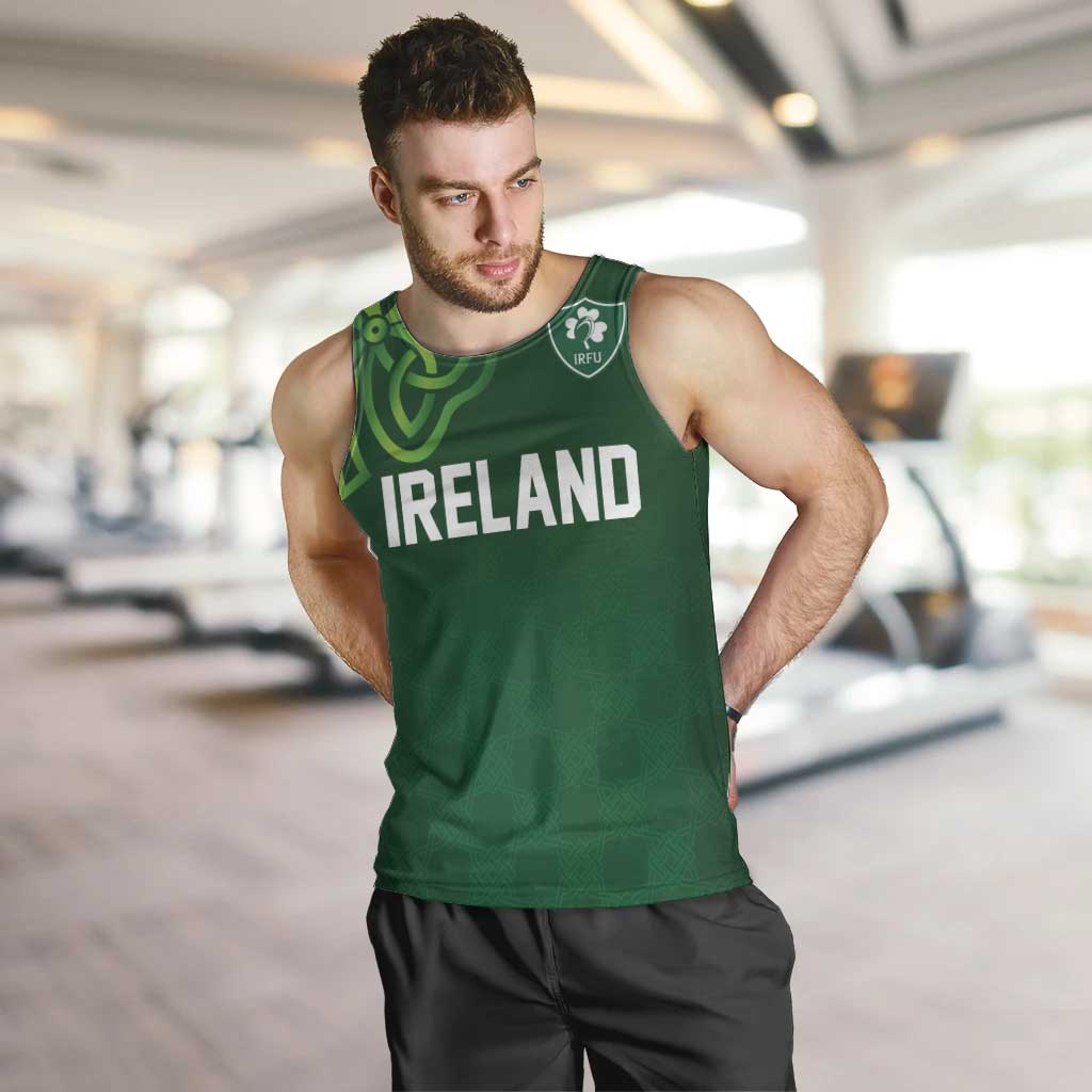 Custom Ireland Rugby-Celtic Shamrocks Men Tank Top
