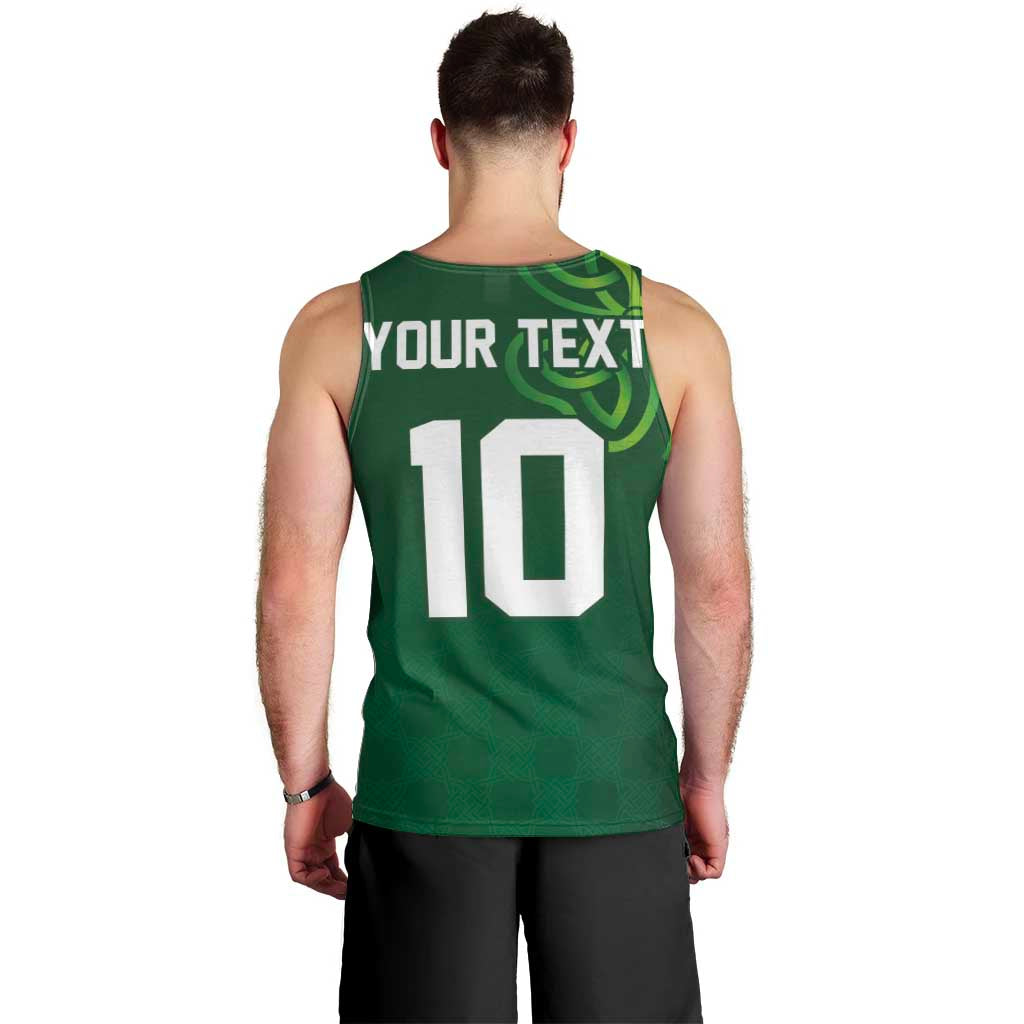 Custom Ireland Rugby-Celtic Shamrocks Men Tank Top