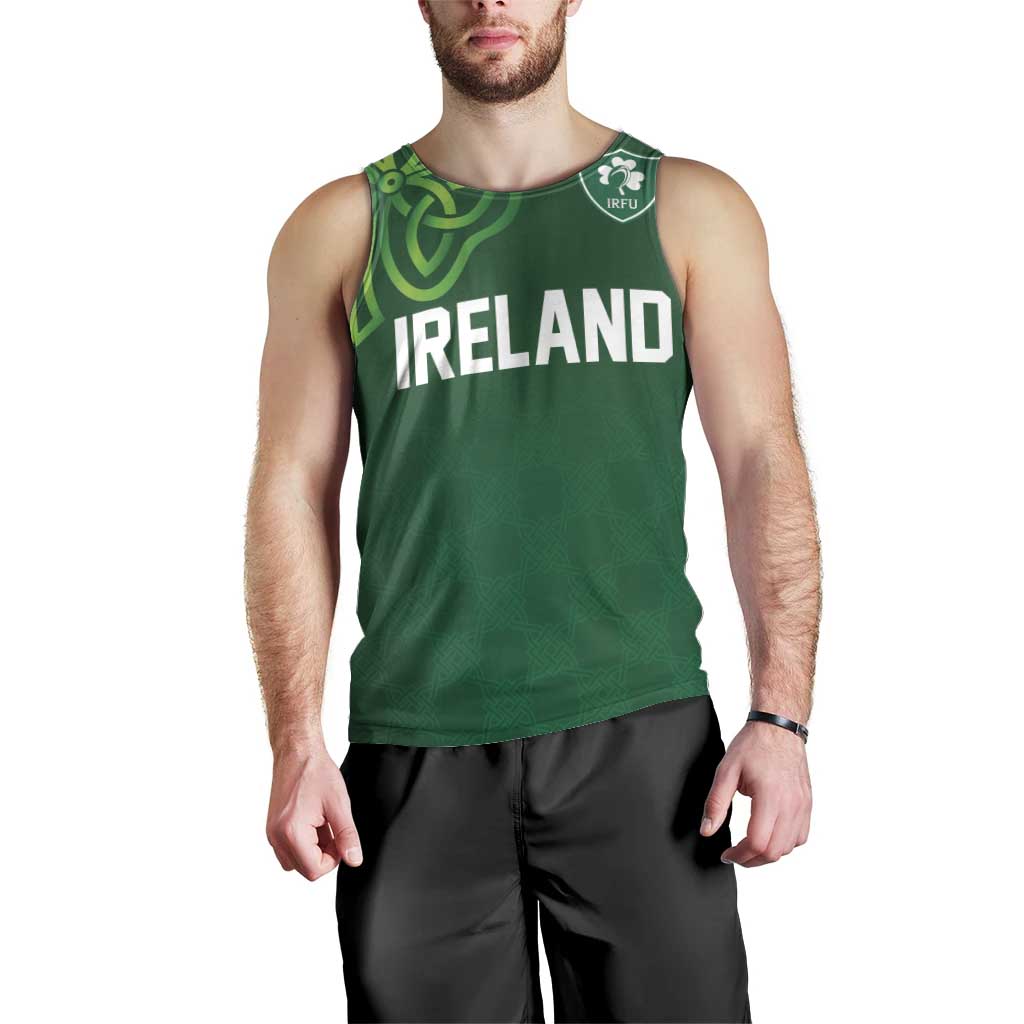 Custom Ireland Rugby-Celtic Shamrocks Men Tank Top