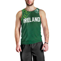Custom Ireland Rugby-Celtic Shamrocks Men Tank Top