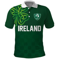 Custom Ireland Rugby-Celtic Shamrocks Polo Shirt