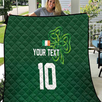 Custom Ireland Rugby-Celtic Shamrocks Quilt