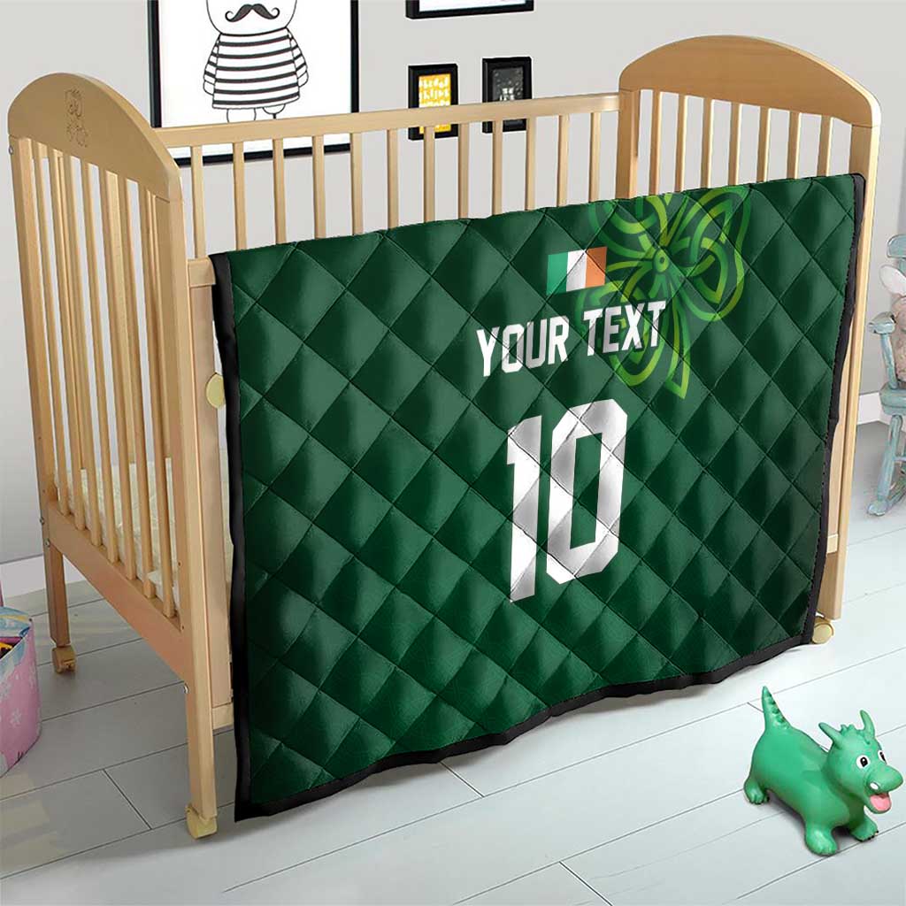 Custom Ireland Rugby-Celtic Shamrocks Quilt