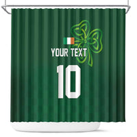 Custom Ireland Rugby-Celtic Shamrocks Shower Curtain