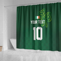 Custom Ireland Rugby-Celtic Shamrocks Shower Curtain