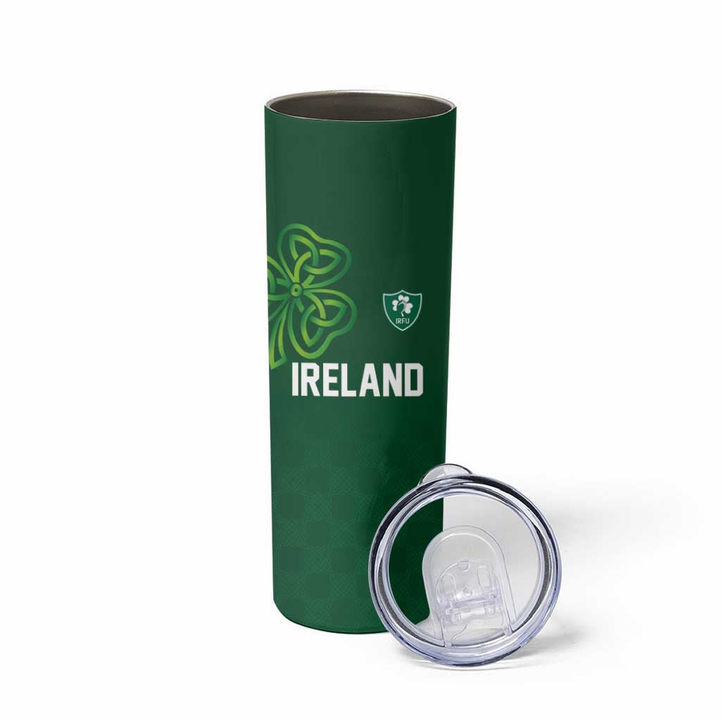 Custom Ireland Rugby-Celtic Shamrocks Skinny Tumbler