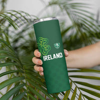 Custom Ireland Rugby-Celtic Shamrocks Skinny Tumbler