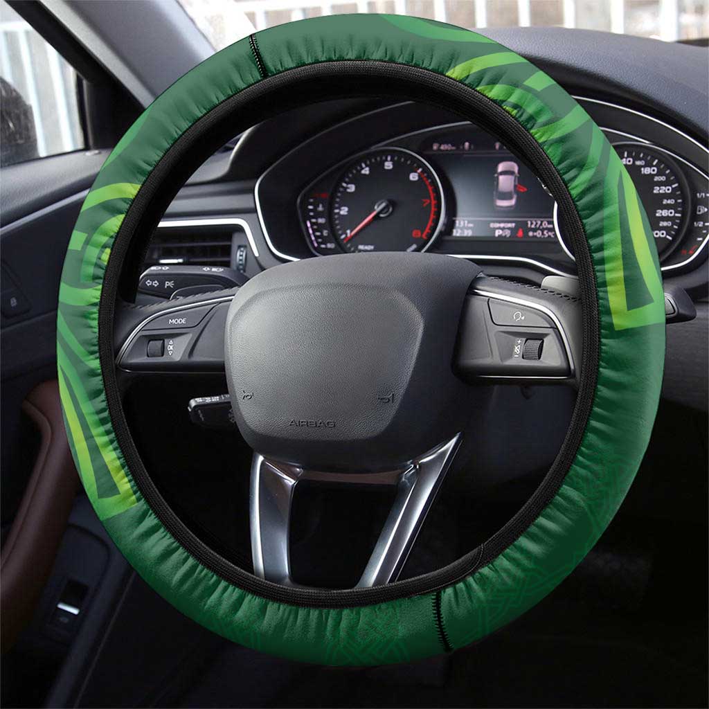 Ireland Rugby-Celtic Shamrocks Steering Wheel Cover