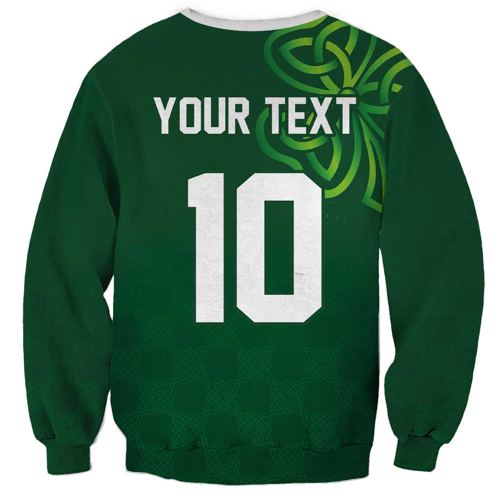 Custom Ireland Rugby-Celtic Shamrocks Sweatshirt