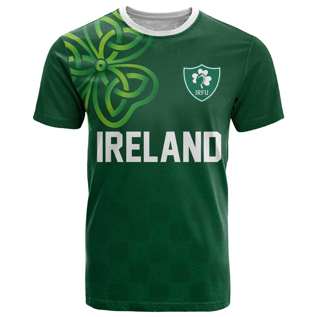 Custom Ireland Rugby-Celtic Shamrocks T Shirt