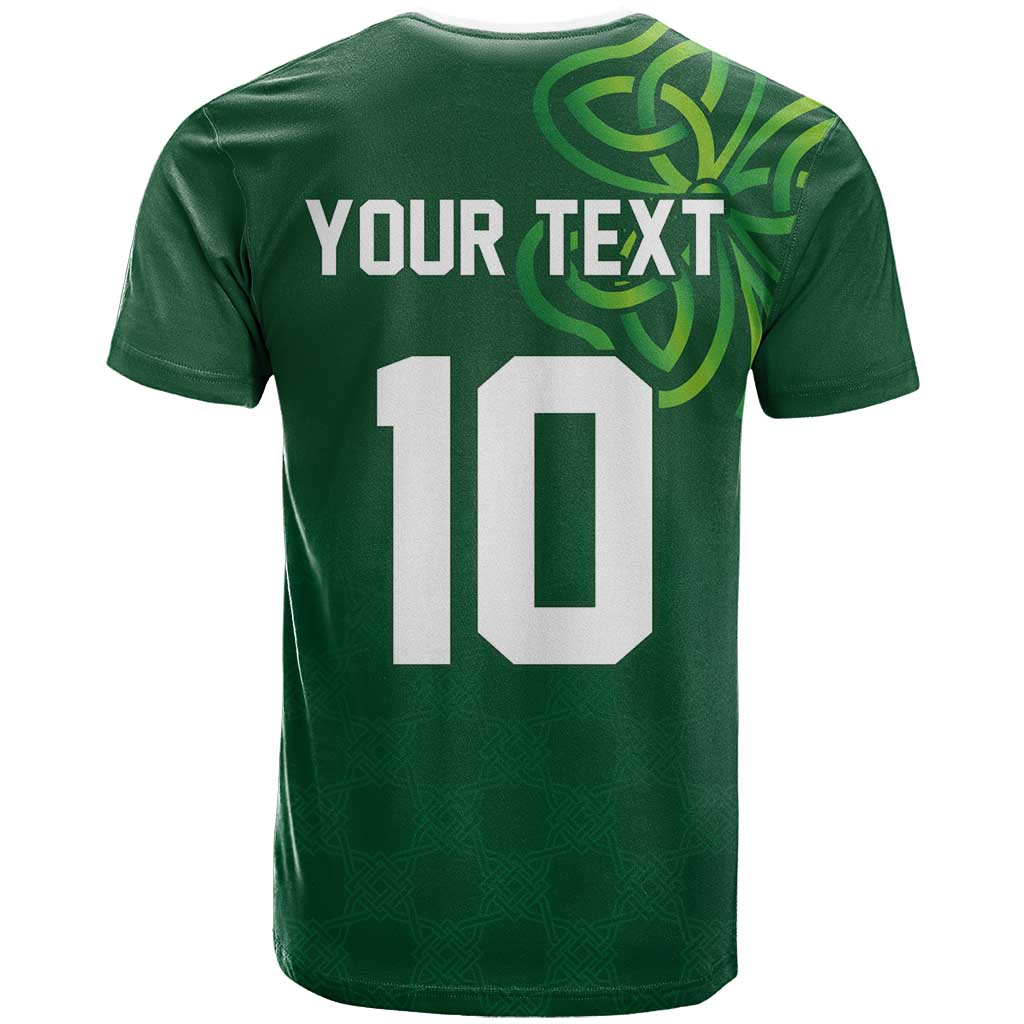 Custom Ireland Rugby-Celtic Shamrocks T Shirt
