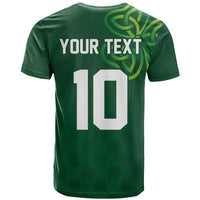 Custom Ireland Rugby-Celtic Shamrocks T Shirt