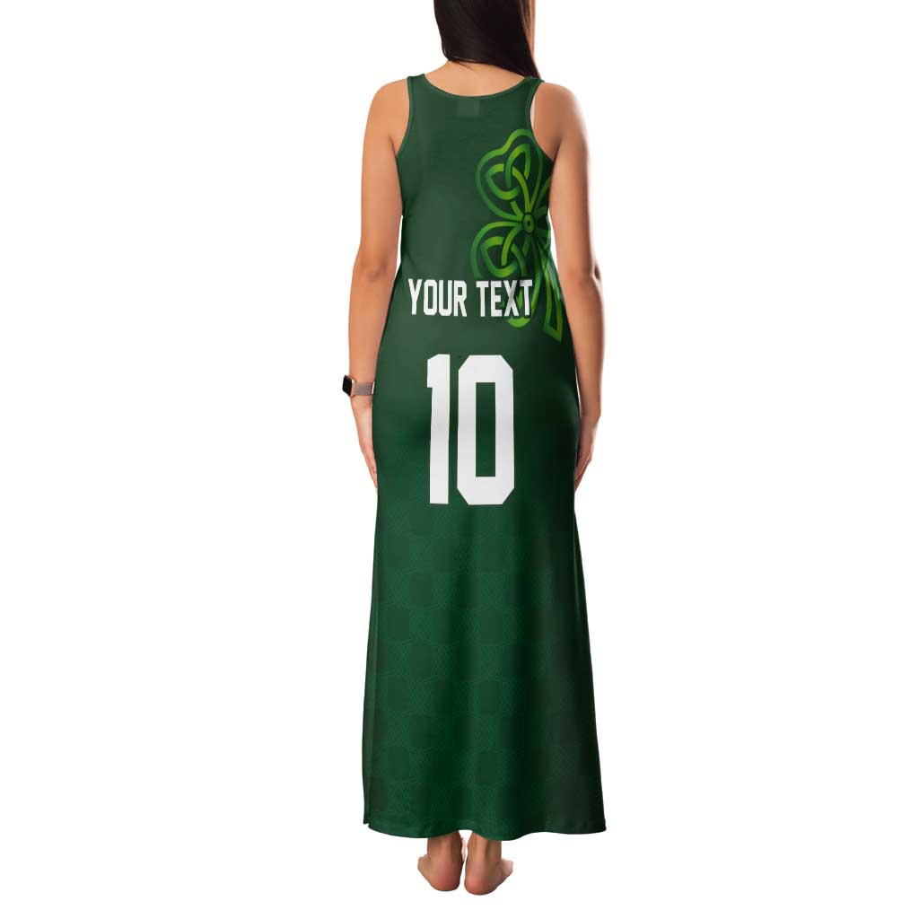 Custom Ireland Rugby-Celtic Shamrocks Tank Maxi Dress