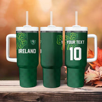 Custom Ireland Rugby-Celtic Shamrocks Tumbler With Handle