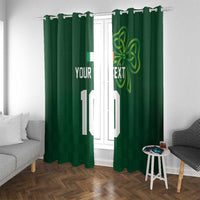 Custom Ireland Rugby-Celtic Shamrocks Window Curtain