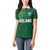 Custom Ireland Rugby-Celtic Shamrocks Women Polo Shirt