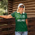 Custom Ireland Rugby-Celtic Shamrocks Women Polo Shirt