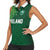 Custom Ireland Rugby-Celtic Shamrocks Women Sleeveless Polo Shirt