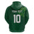 Custom Ireland Rugby-Celtic Shamrocks Zip Hoodie