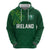 Custom Ireland Rugby-Celtic Shamrocks Zip Hoodie