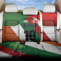 Custom Canada and Ireland Back Car Seat Cover Shamrocks and Maple Leaves