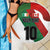 Custom Canada and Ireland Beach Blanket Shamrocks and Maple Leaves