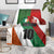 Custom Canada and Ireland Blanket Shamrocks and Maple Leaves