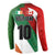 Custom Canada and Ireland Button Sweatshirt Shamrocks and Maple Leaves
