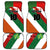 Custom Canada and Ireland Car Mats Shamrocks and Maple Leaves