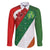 Custom Canada and Ireland Family Matching Long Sleeve Bodycon Dress and Hawaiian Shirt Shamrocks and Maple Leaves