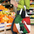 Custom Canada and Ireland Grocery Bag Shamrocks and Maple Leaves