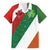 Custom Canada and Ireland Hawaiian Shirt Shamrocks and Maple Leaves