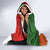Custom Canada and Ireland Hooded Blanket Shamrocks and Maple Leaves