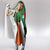 Custom Canada and Ireland Hooded Blanket Shamrocks and Maple Leaves